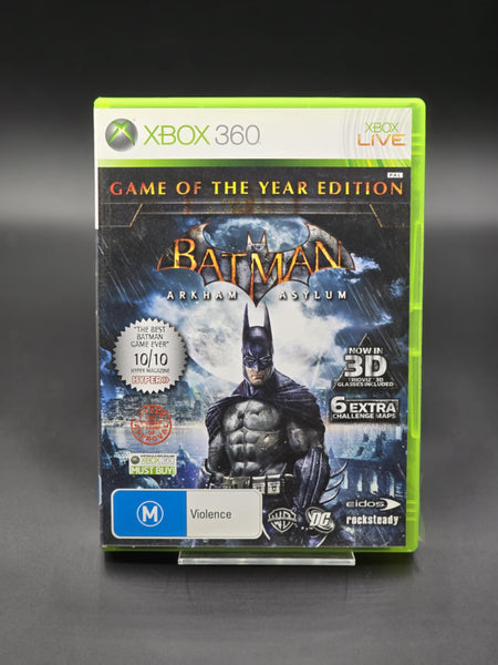 XBOX 360 - Batman Arkham Asylum - Game Of The Year Edition