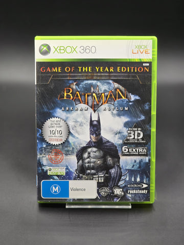 XBOX 360 - Batman Arkham Asylum - Game Of The Year Edition