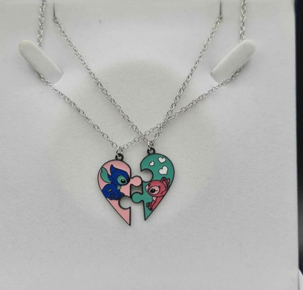 Stitch 2 piece Necklace