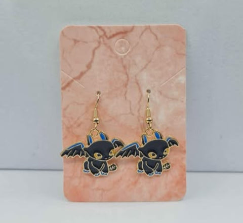 Toothless Dangle Earrings
