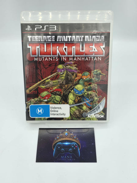Playstation 3 Teenage Mutant Ninja Turtles Mutants In Manhattan