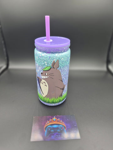 Totoro 16oz Snowglobe Tumbler